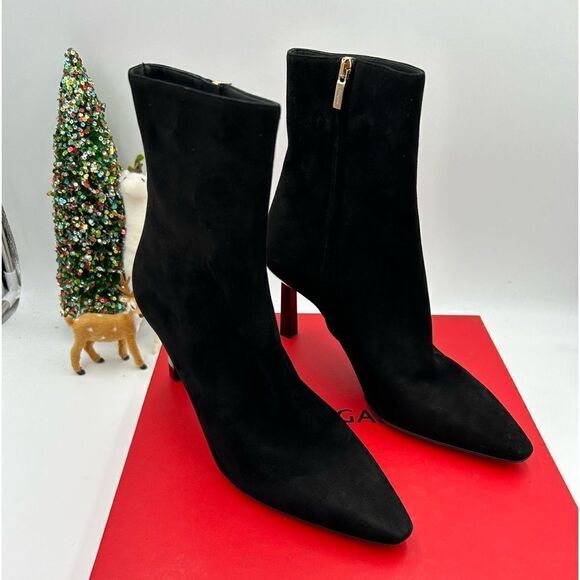 Women’s Salvatore Ferragamo, Janna suede ankle boots size 9 made in  Italy - Picture 1 of 11